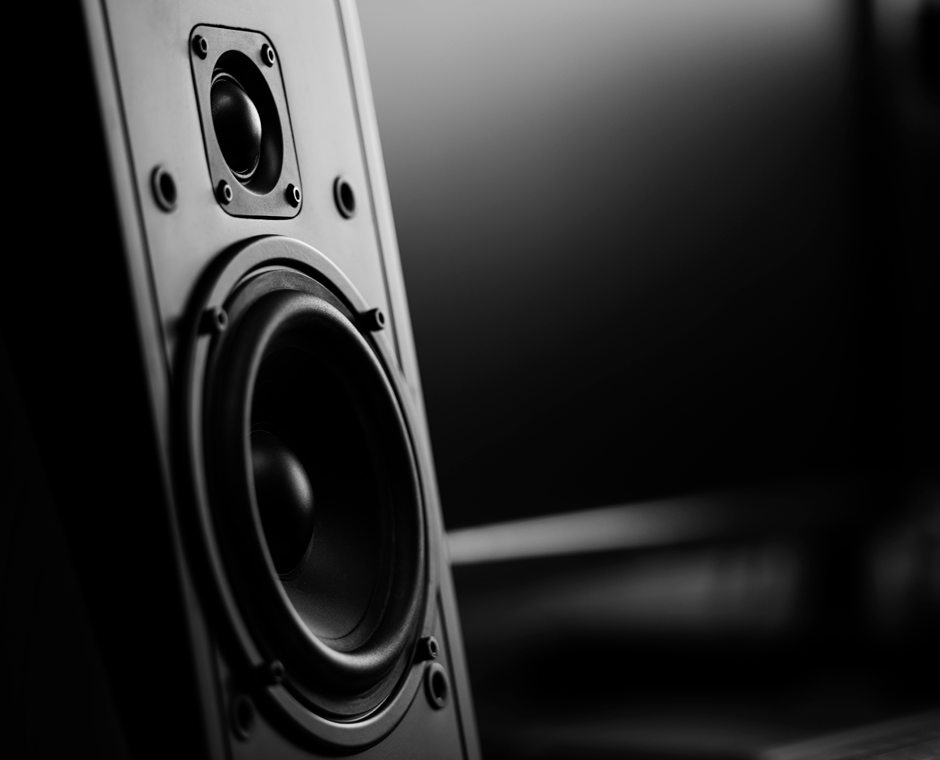 Speaker playing sound