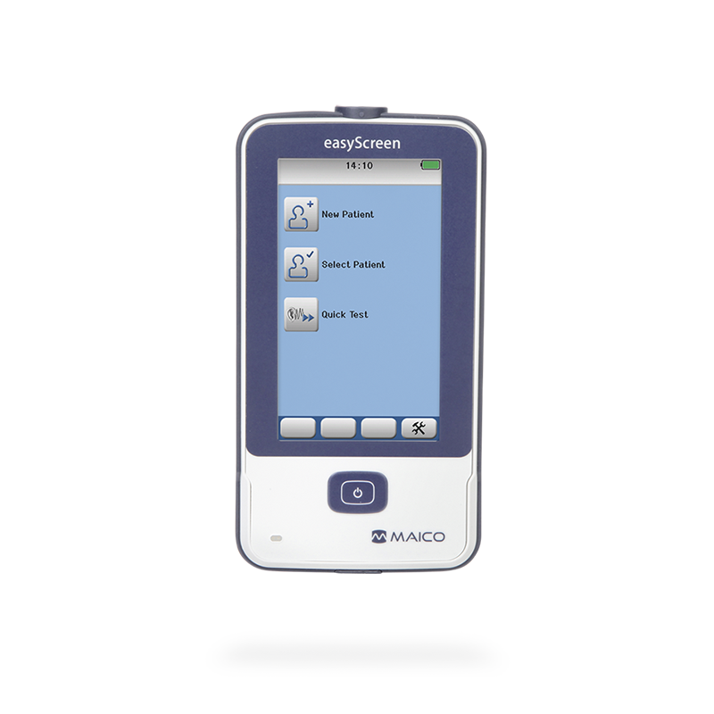 MAICO easyScreen floating in the air