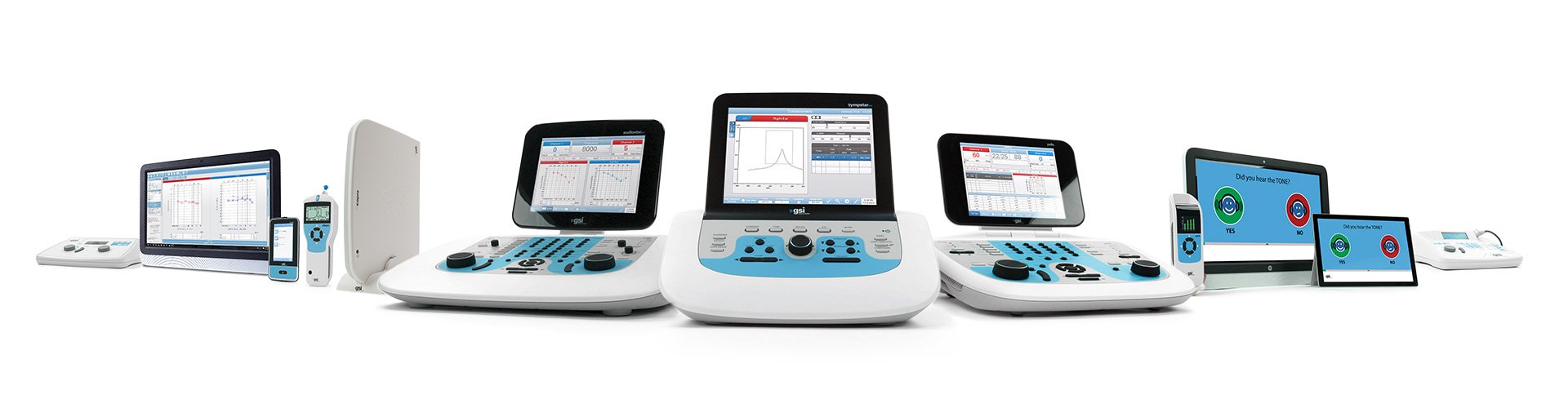 Audiometers tymanometers oae and ep equipment